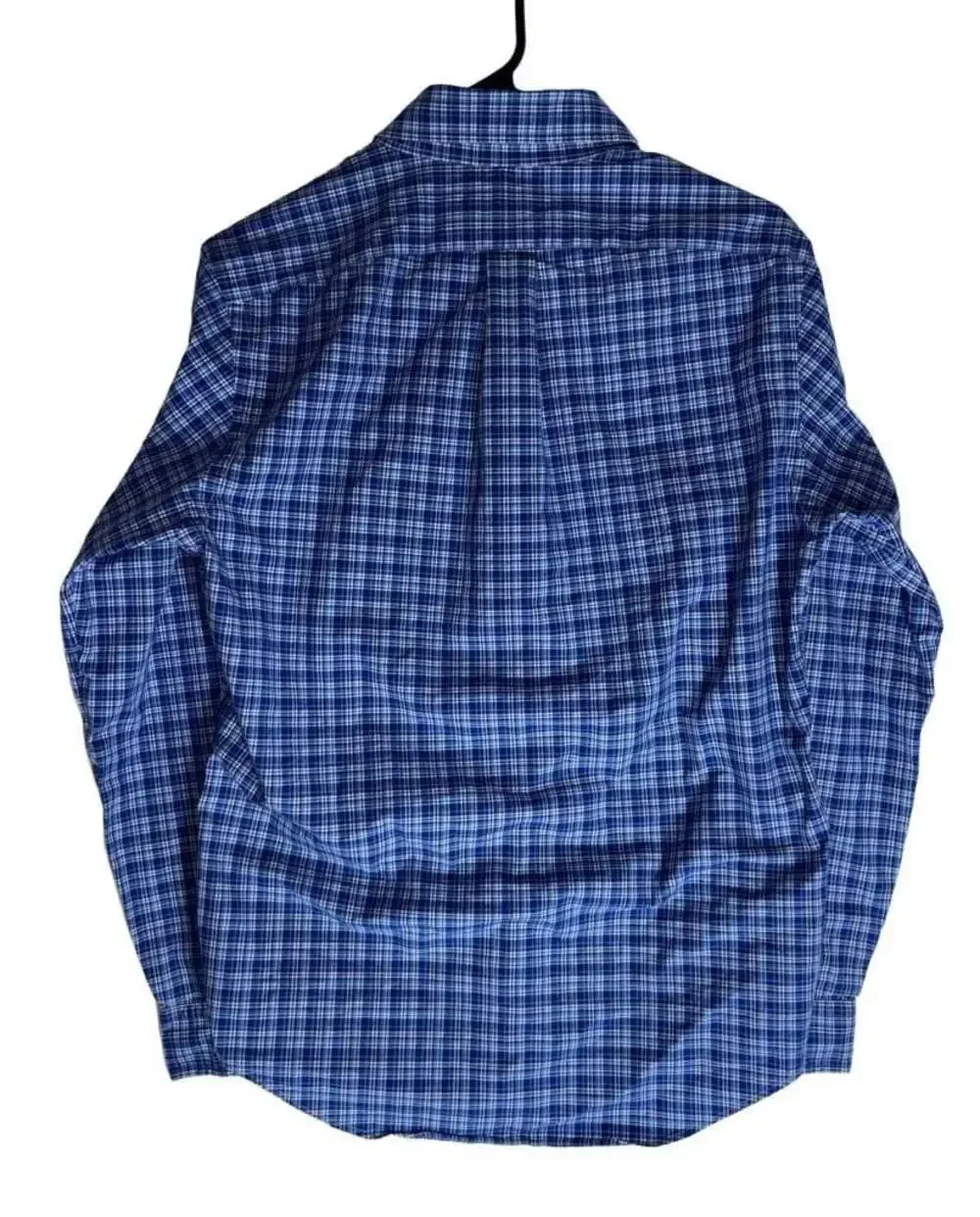 Polo Ralph Lauren Classic Fit Blue Plaid Long Sleeve Button Down Shirt